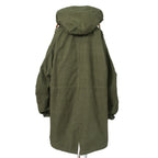 新品 READYMADE レディメイド / FISHTAIL PARKA / READYMADE LOGO ライナー / VINTAGE U.S ARMY TENT / size 2 (KHKAI) ロングコート