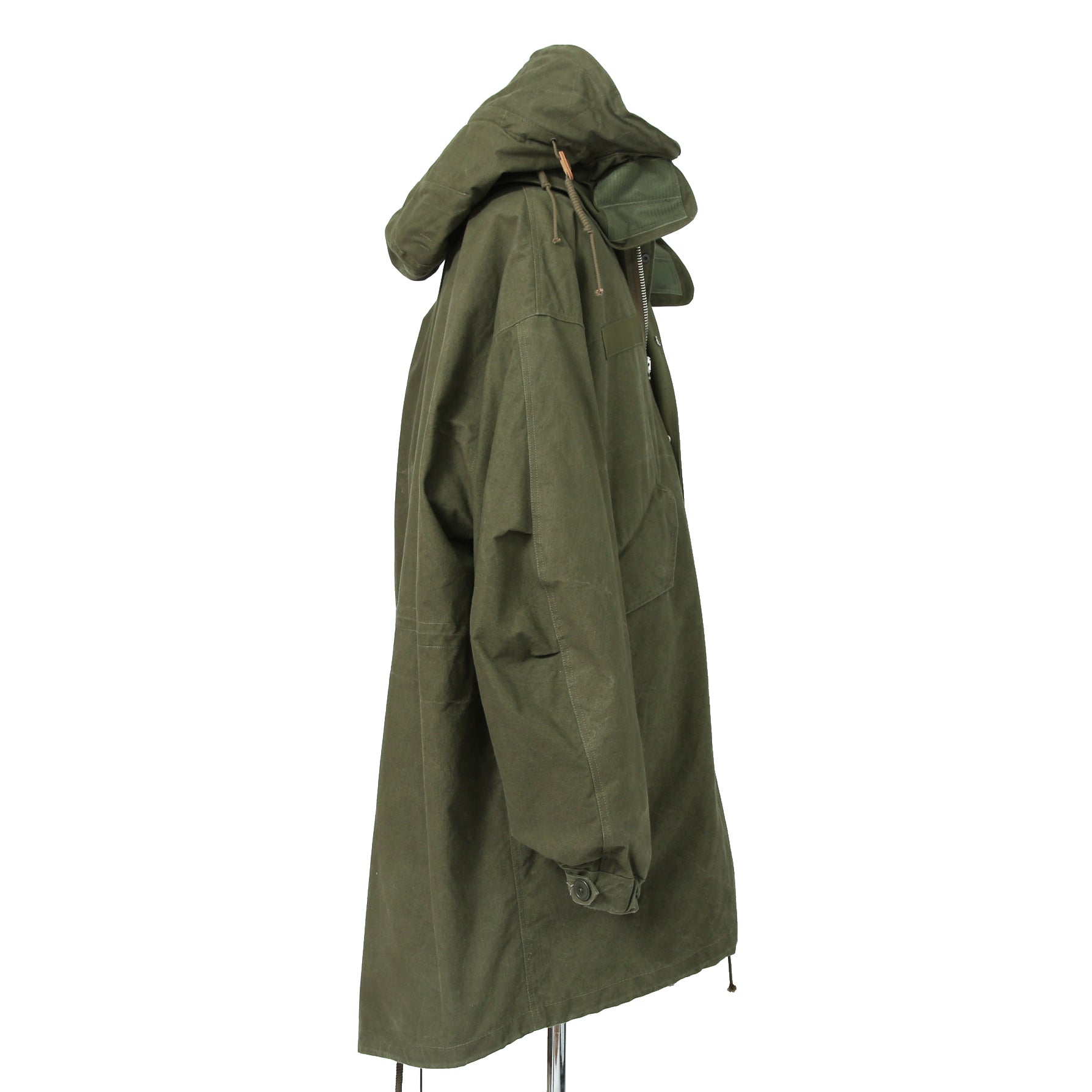 新品 READYMADE レディメイド / FISHTAIL PARKA / READYMADE LOGO ライナー / VINTAGE U.S ARMY TENT / size 2 (KHKAI) ロングコート