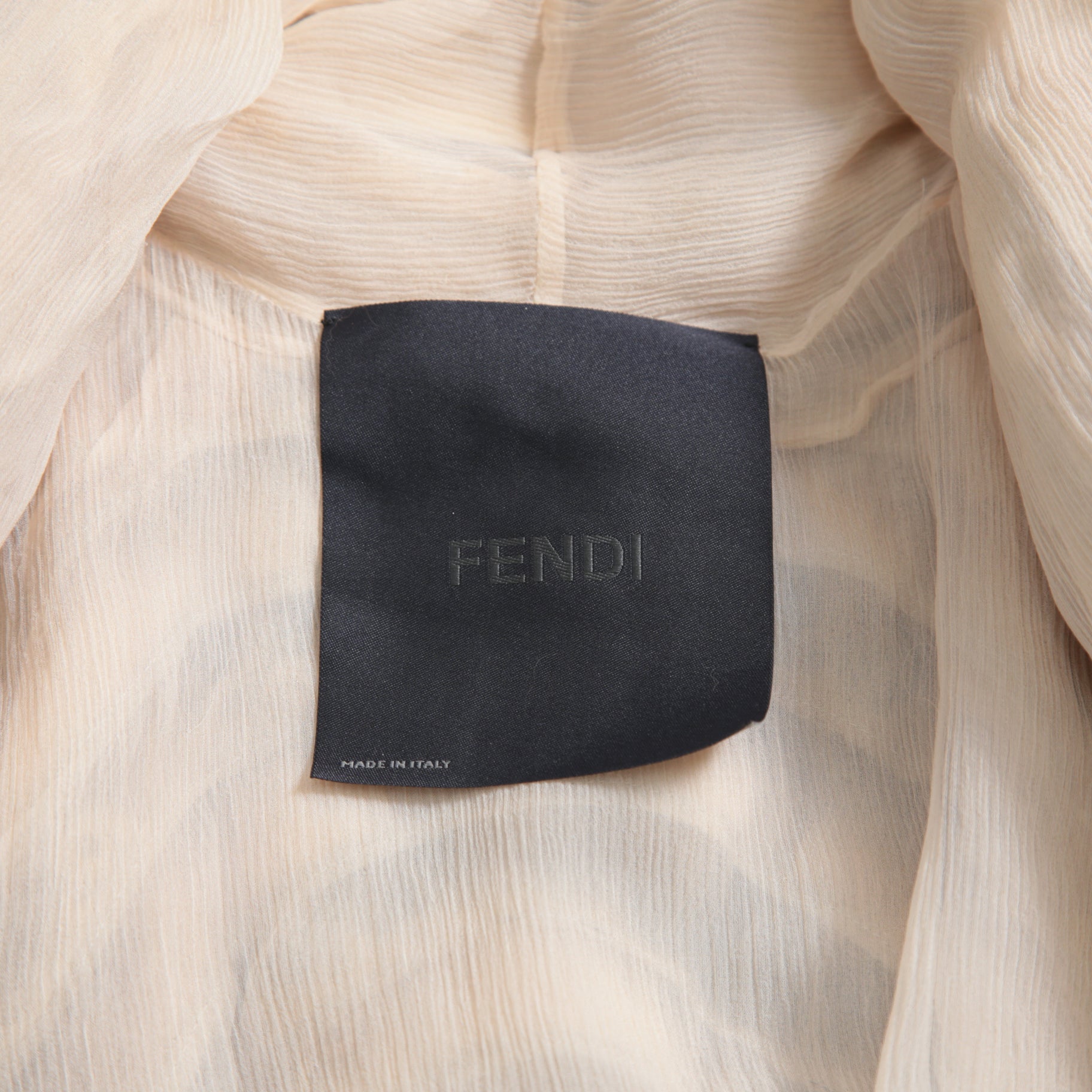 FENDI フェンディ/ 美品 カール・ラガーフェルド期 フォックス ファー ボレロ ノースリーブジャケット / size 40 (BEIGE)