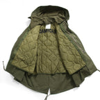 新品 READYMADE レディメイド / FISHTAIL PARKA / READYMADE LOGO ライナー / VINTAGE U.S ARMY TENT / size 2 (KHKAI) ロングコート