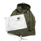 新品 READYMADE レディメイド / FISHTAIL PARKA / READYMADE LOGO ライナー / VINTAGE U.S ARMY TENT / size 2 (KHKAI) ロングコート