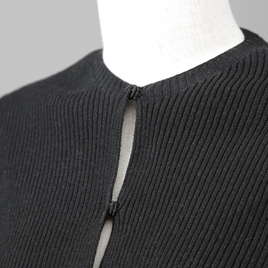 FENDI フェンディ /  2022年製  袖FFロゴ リブニット セーター カーディガン / FZC963 / size42 (BLACK)