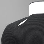 FENDI フェンディ /  2022年製  袖FFロゴ リブニット セーター カーディガン / FZC963 / size42 (BLACK)