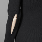 FENDI フェンディ /  2022年製  袖FFロゴ リブニット セーター カーディガン / FZC963 / size42 (BLACK)