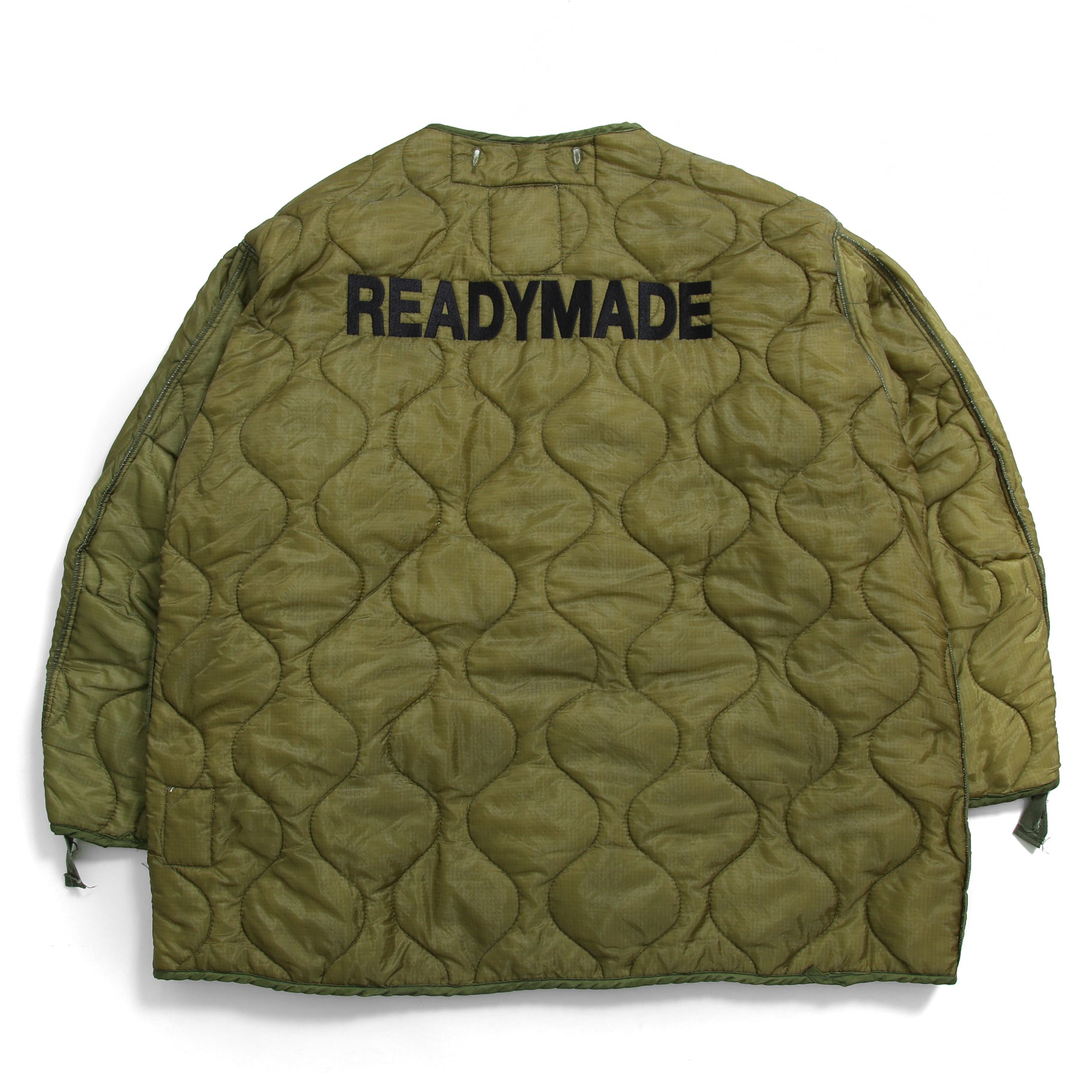 新品 READYMADE レディメイド / FISHTAIL PARKA / READYMADE LOGO ライナー / VINTAGE U.S ARMY TENT / size 2 (KHKAI) ロングコート