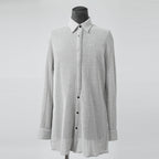 bajra バジュラ / 25SS 156UK02 ラミー混インレー ハーフ丈シャツ / size 3 (L.GRAY)