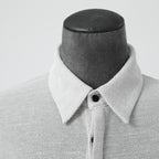 bajra バジュラ / 25SS 156UK02 ラミー混インレー ハーフ丈シャツ / size 3 (L.GRAY)