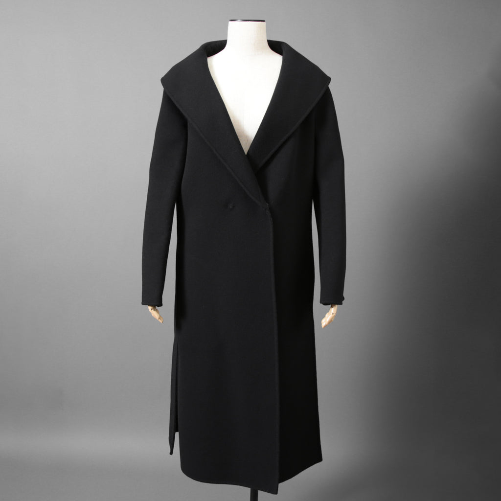 FENDIフェンディ / 19AW 美品 裏地FFロゴ ズッカ柄 マフラー付き ロングコート / FF8835 A5HD / size40 (BLACK)