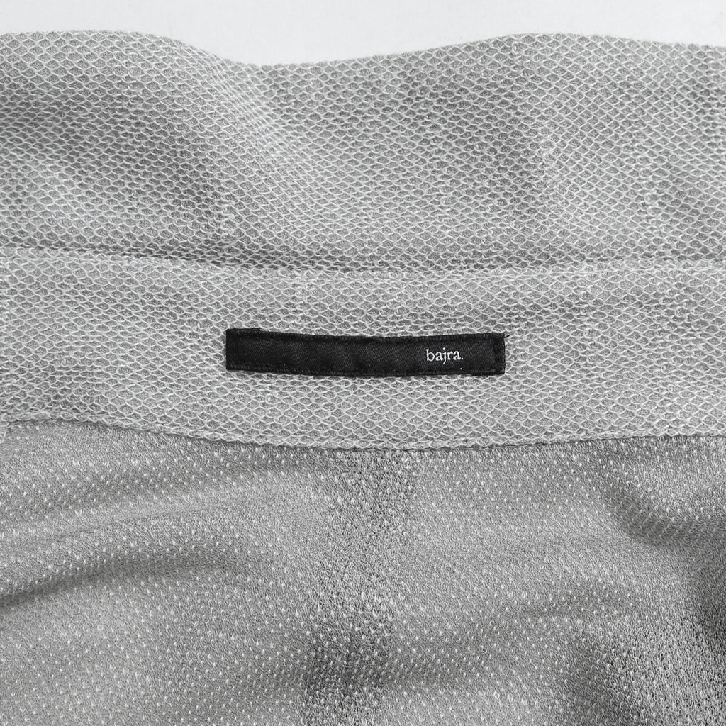 bajra バジュラ / 25SS 156UK02 ラミー混インレー ハーフ丈シャツ / size 3 (L.GRAY)