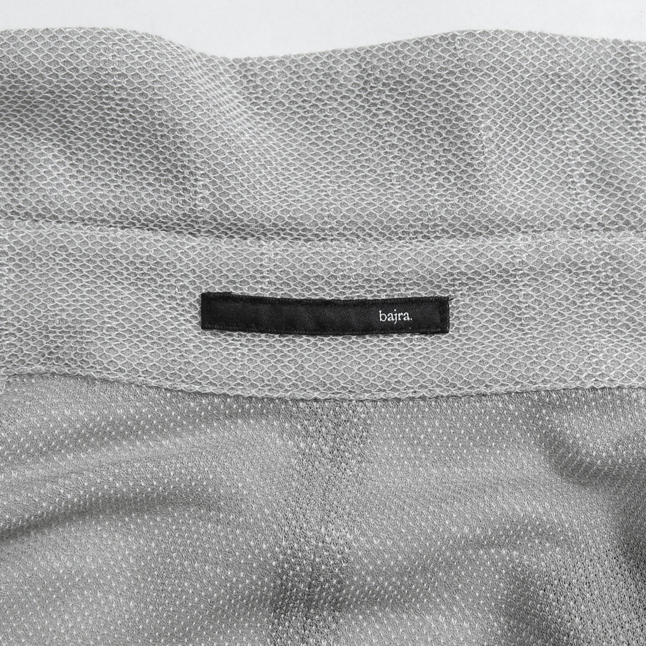 bajra バジュラ / 25SS 156UK02 ラミー混インレー ハーフ丈シャツ / size 3 (L.GRAY)