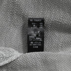 bajra バジュラ / 25SS 156UK02 ラミー混インレー ハーフ丈シャツ / size 3 (L.GRAY)