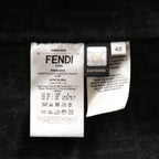 FENDIフェンディ / 19AW 美品 裏地FFロゴ ズッカ柄 マフラー付き ロングコート / FF8835 A5HD / size40 (BLACK)