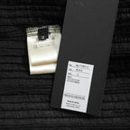 新品 A.F ARTEFACT アーティファクト / シアー 楊柳 / 長袖シャツ / size 2 (BLACK)