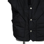 TAKAHIROMIYASHITA TheSoloist. ソロイスト / 2022AW double zip reverse puffy ナイロンベスト / sj.0007AW22 / size.50 (BLACK)