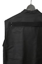RICK OWENS リックオウエンス / 22FW STROBE JUMBO CUT OUT OUTERSHIRT / size 46 BLACK / NATURAL ジャンボ カットアウト アウターシャツ