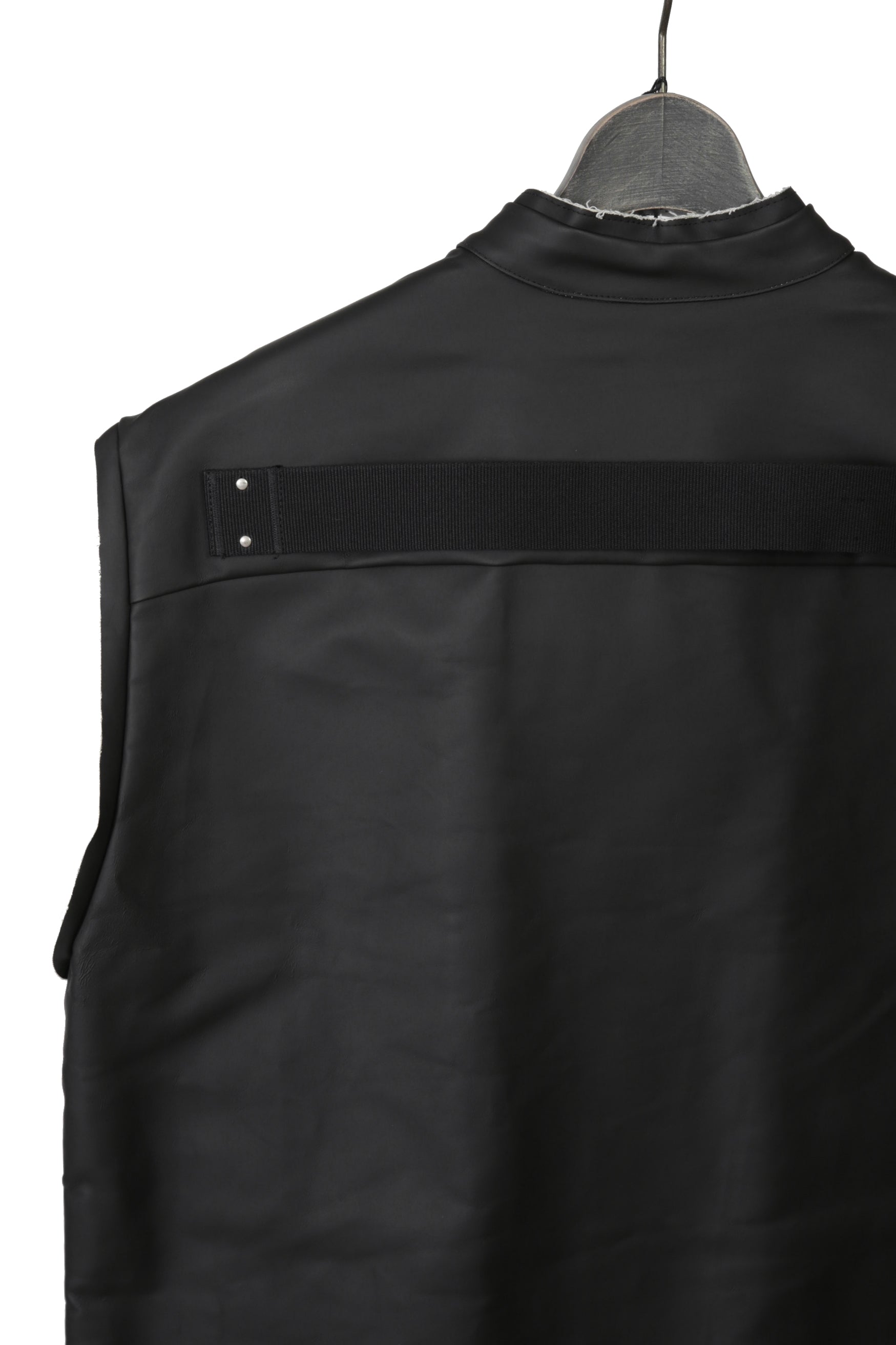 RICK OWENS リックオウエンス / 22FW STROBE JUMBO CUT OUT OUTERSHIRT / size 46 BLACK / NATURAL ジャンボ カットアウト アウターシャツ