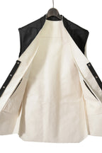 RICK OWENS リックオウエンス / 22FW STROBE JUMBO CUT OUT OUTERSHIRT / size 46 BLACK / NATURAL ジャンボ カットアウト アウターシャツ