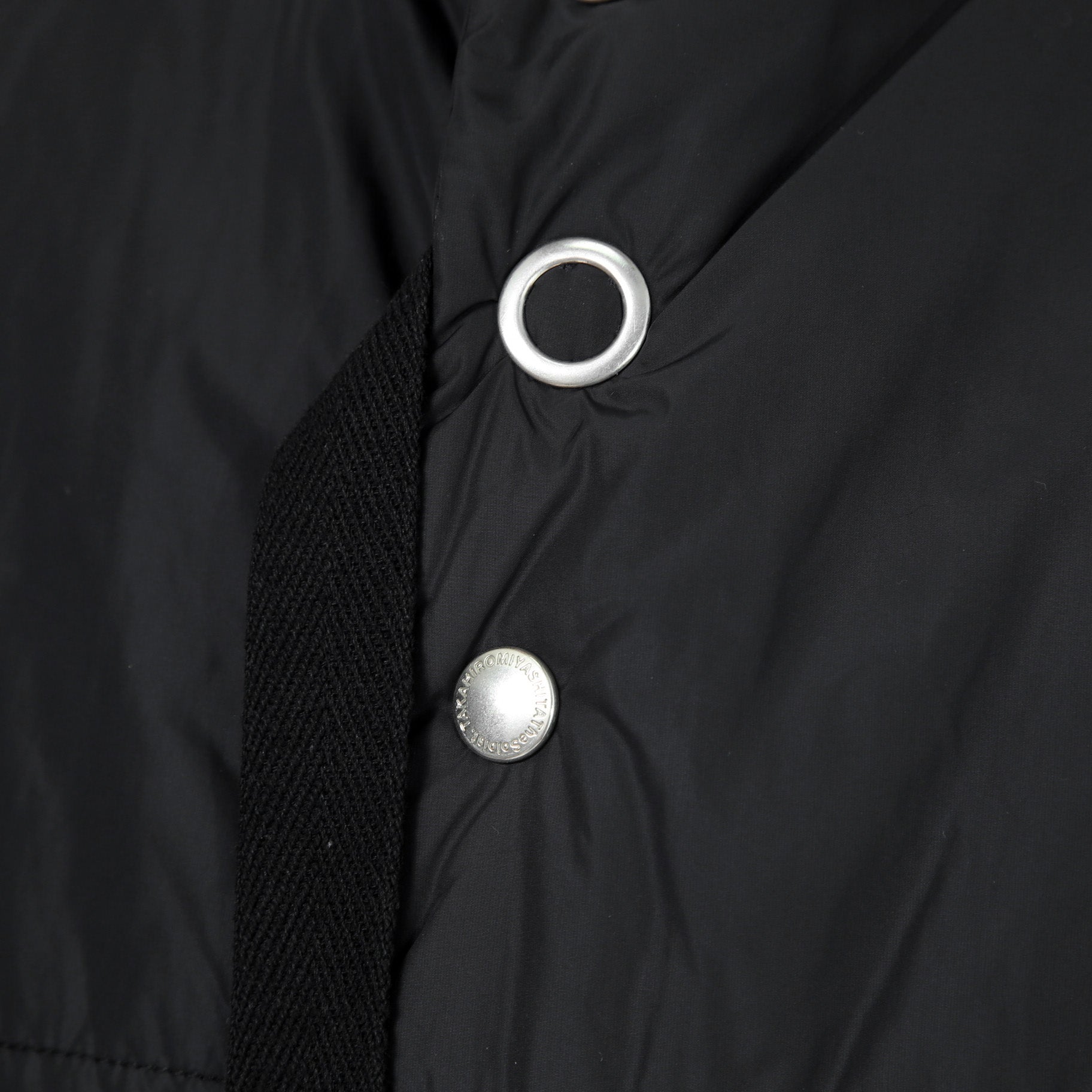 TAKAHIROMIYASHITA TheSoloist. ソロイスト / 2022AW double zip reverse puffy ナイロンベスト / sj.0007AW22 / size.50 (BLACK)