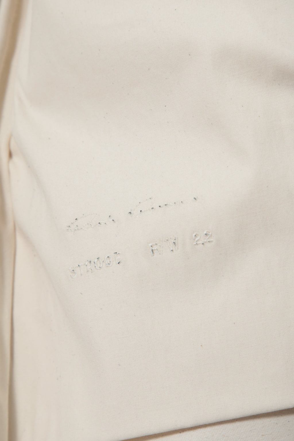 RICK OWENS リックオウエンス / 22FW STROBE JUMBO CUT OUT OUTERSHIRT / size 46 BLACK / NATURAL ジャンボ カットアウト アウターシャツ