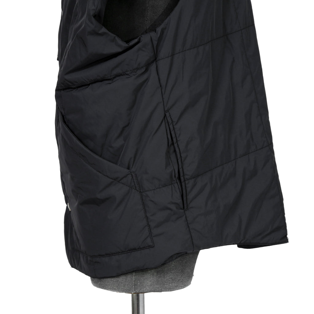 TAKAHIROMIYASHITA TheSoloist. ソロイスト / 2022AW double zip reverse puffy ナイロンベスト / sj.0007AW22 / size.50 (BLACK)