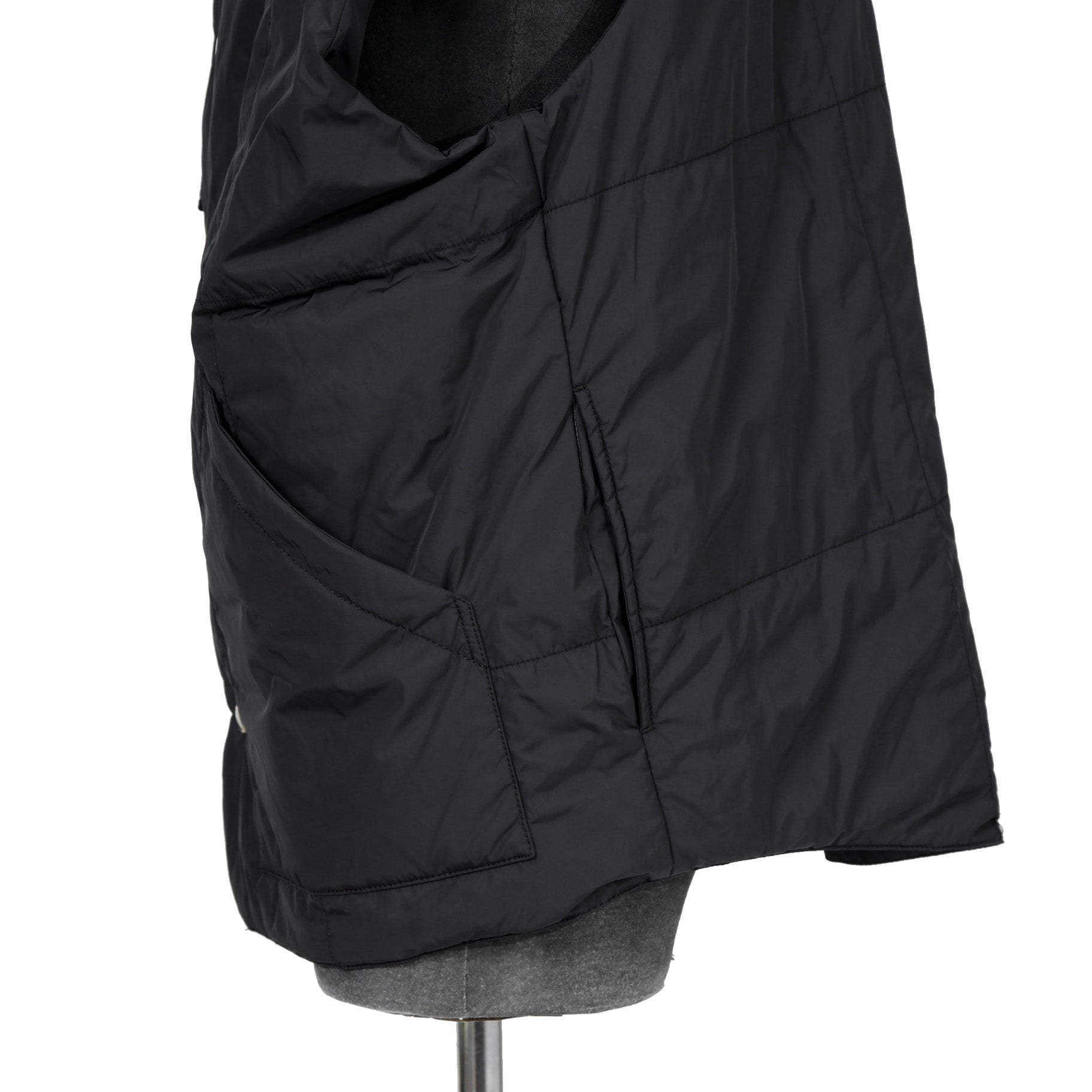 TAKAHIROMIYASHITA TheSoloist. ソロイスト / 2022AW double zip reverse puffy ナイロンベスト / sj.0007AW22 / size.50 (BLACK)