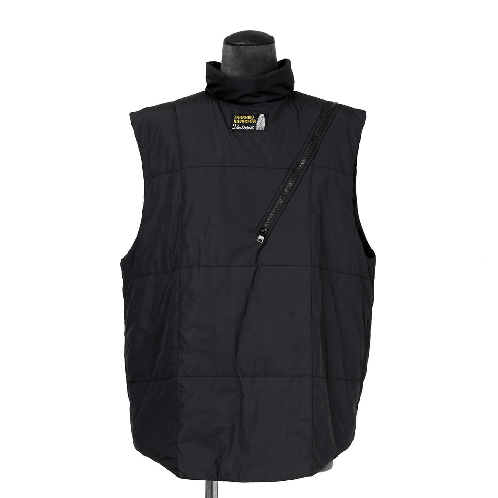 TAKAHIROMIYASHITA TheSoloist. ソロイスト / 2022AW double zip reverse puffy ナイロンベスト / sj.0007AW22 / size.50 (BLACK)