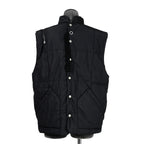 TAKAHIROMIYASHITA TheSoloist. ソロイスト / 2022AW double zip reverse puffy ナイロンベスト / sj.0007AW22 / size.50 (BLACK)