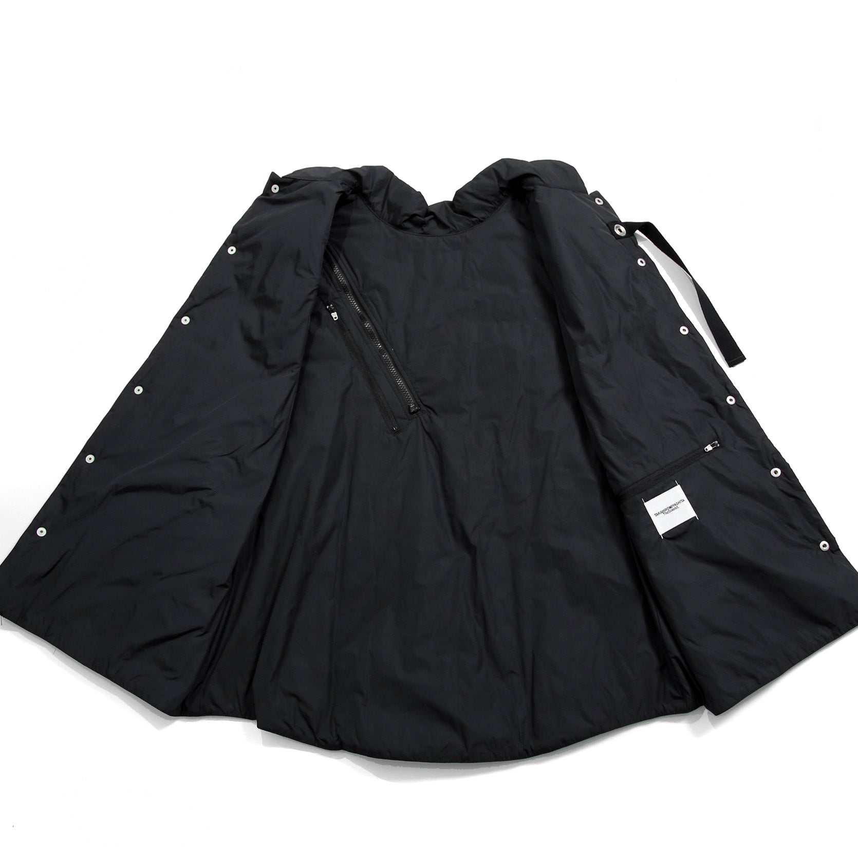 TAKAHIROMIYASHITA TheSoloist. ソロイスト / 2022AW double zip reverse puffy ナイロンベスト / sj.0007AW22 / size.50 (BLACK)