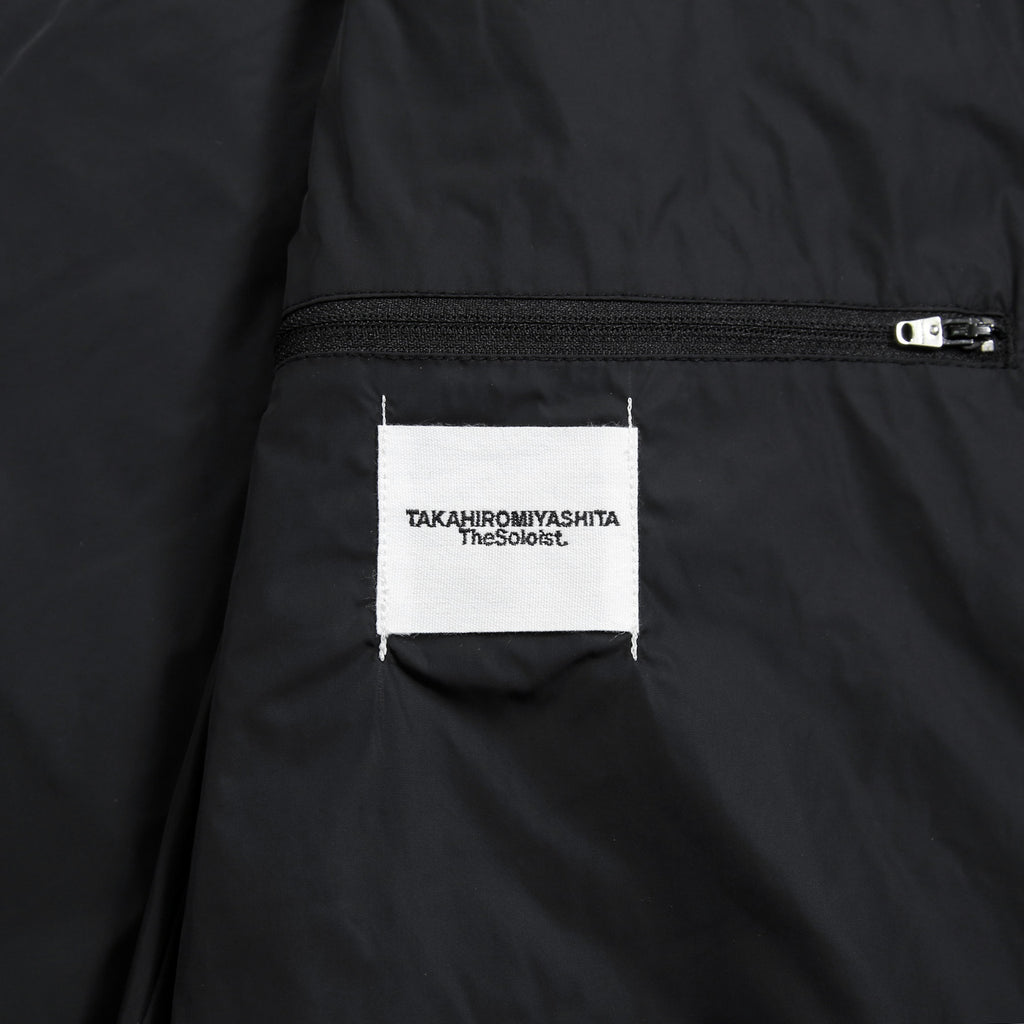 TAKAHIROMIYASHITA TheSoloist. ソロイスト / 2022AW double zip reverse puffy ナイロンベスト / sj.0007AW22 / size.50 (BLACK)