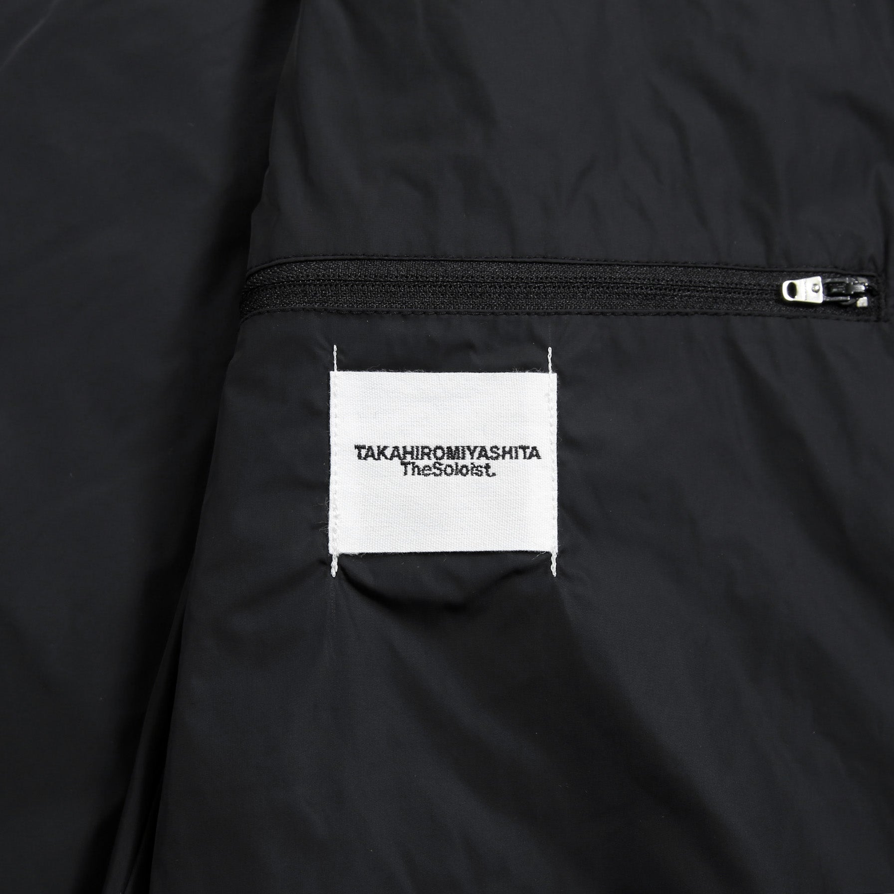 TAKAHIROMIYASHITA TheSoloist. ソロイスト / 2022AW double zip reverse puffy ナイロンベスト / sj.0007AW22 / size.50 (BLACK)