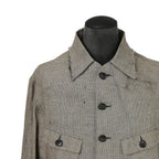 Peng Tai ペンタイ / 24SS 美品 Linen Hand Dyed Hunting Jacket / size 46 (Worm Wood)