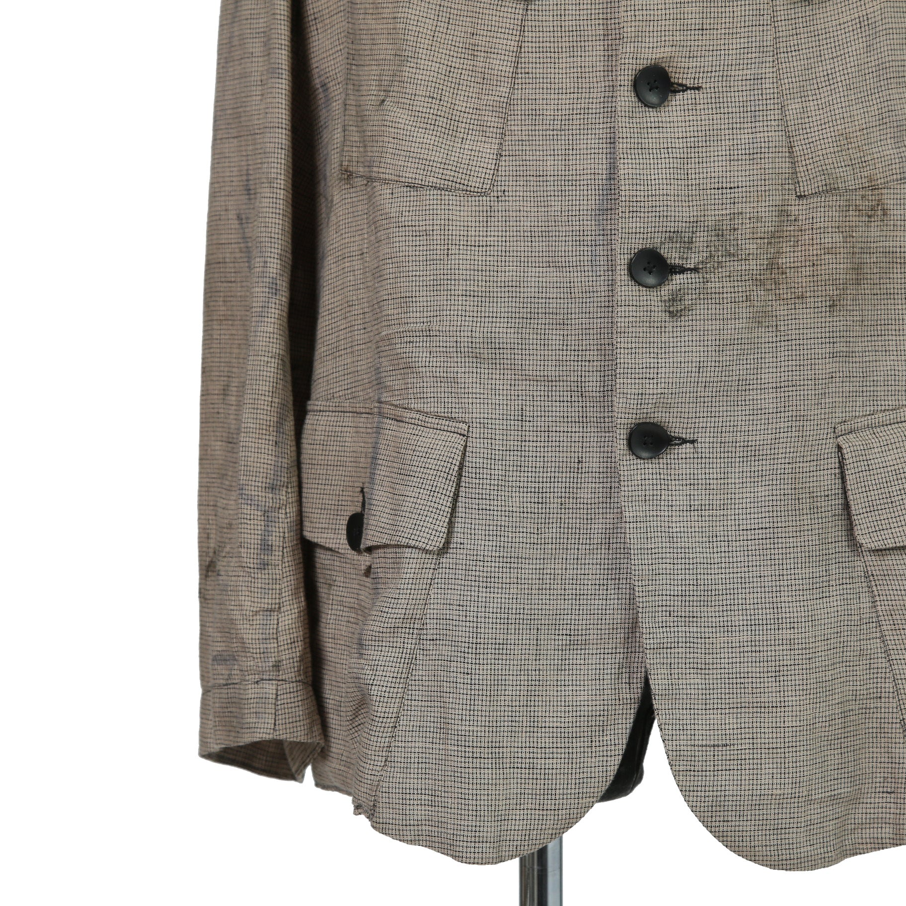 Peng Tai ペンタイ / 24SS 美品 Linen Hand Dyed Hunting Jacket