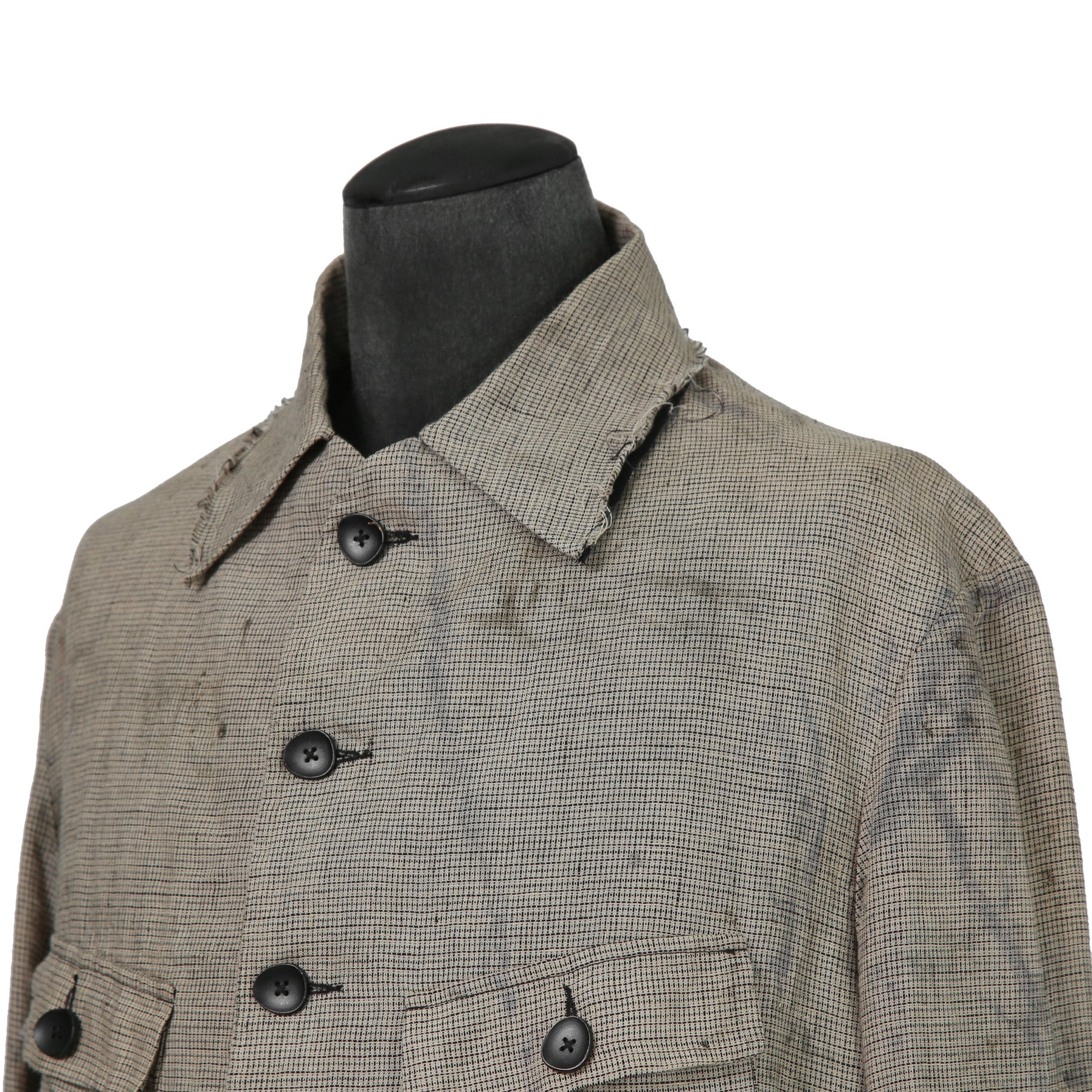 Peng Tai ペンタイ / 24SS 美品 Linen Hand Dyed Hunting Jacket