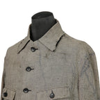Peng Tai ペンタイ / 24SS 美品 Linen Hand Dyed Hunting Jacket / size 46 (Worm Wood)