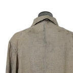 Peng Tai ペンタイ / 24SS 美品 Linen Hand Dyed Hunting Jacket / size 46 (Worm Wood)