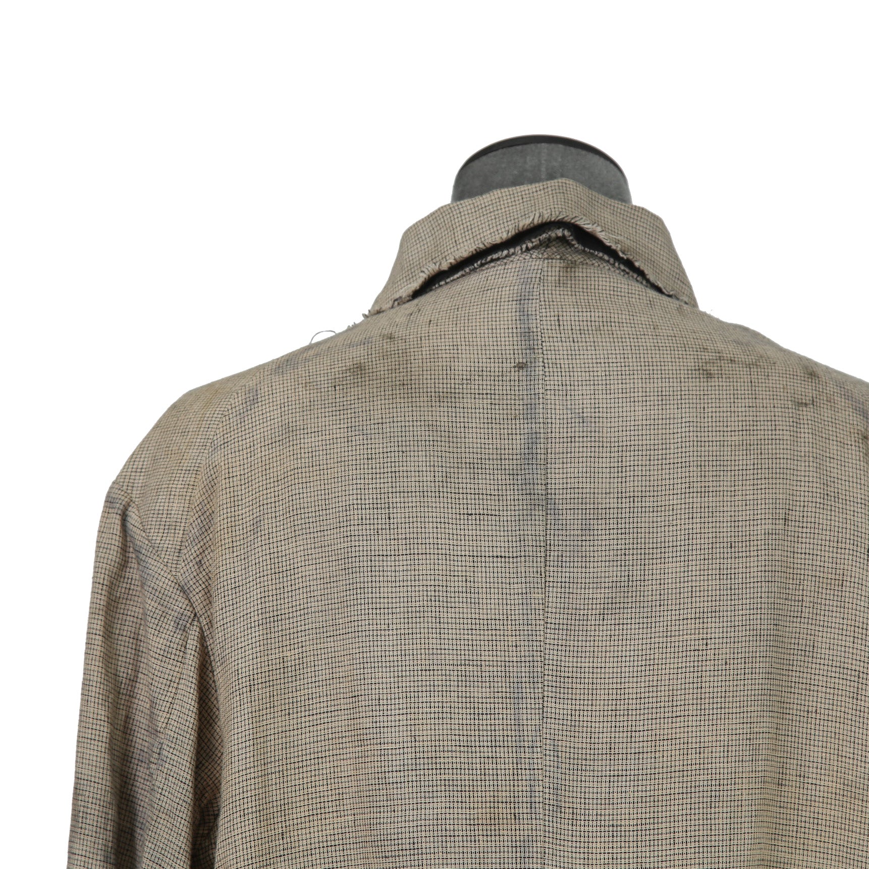 Peng Tai ペンタイ / 24SS 美品 Linen Hand Dyed Hunting Jacket / size 46 (Worm Wood)