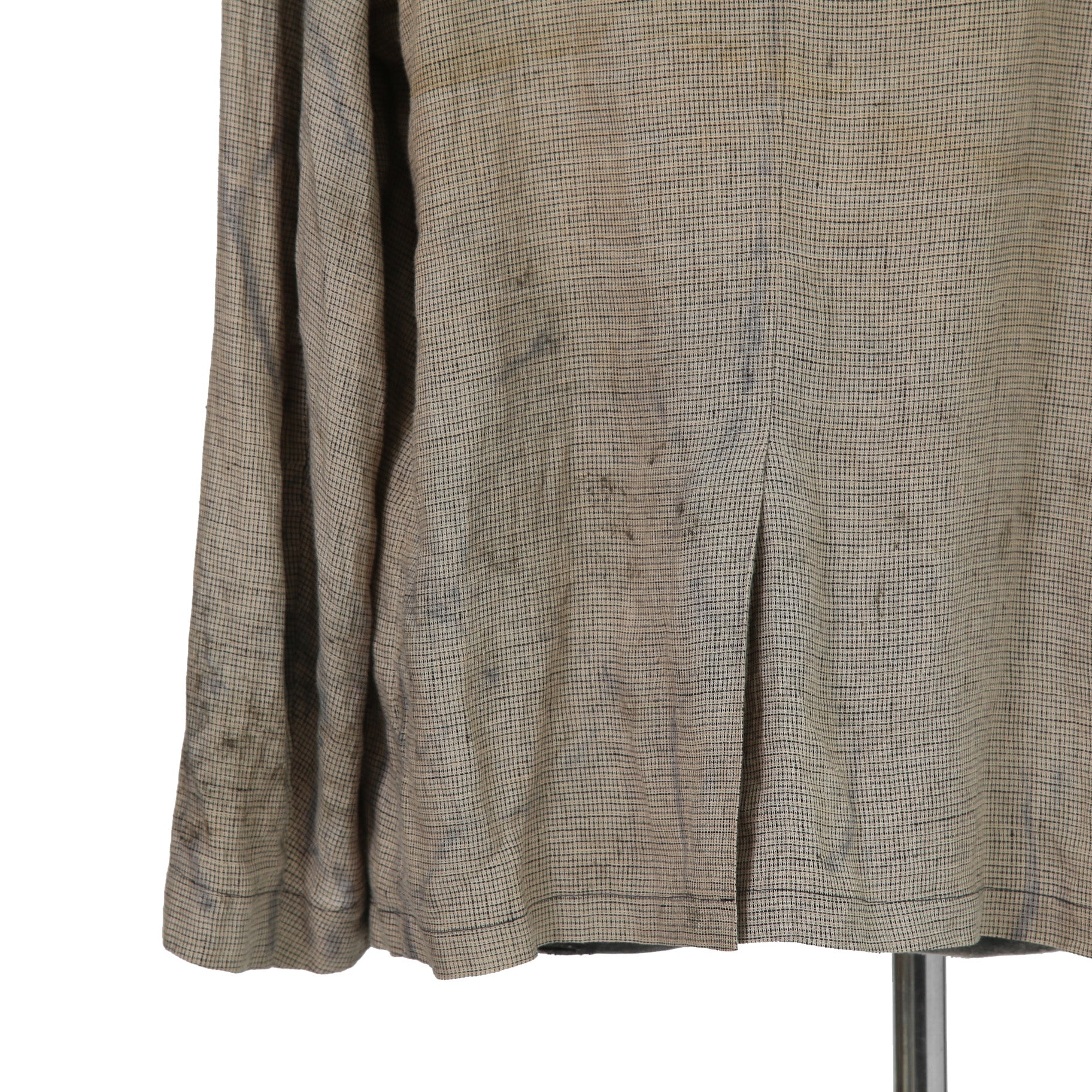 Peng Tai ペンタイ / 24SS 美品 Linen Hand Dyed Hunting Jacket / size 46 (Worm Wood)