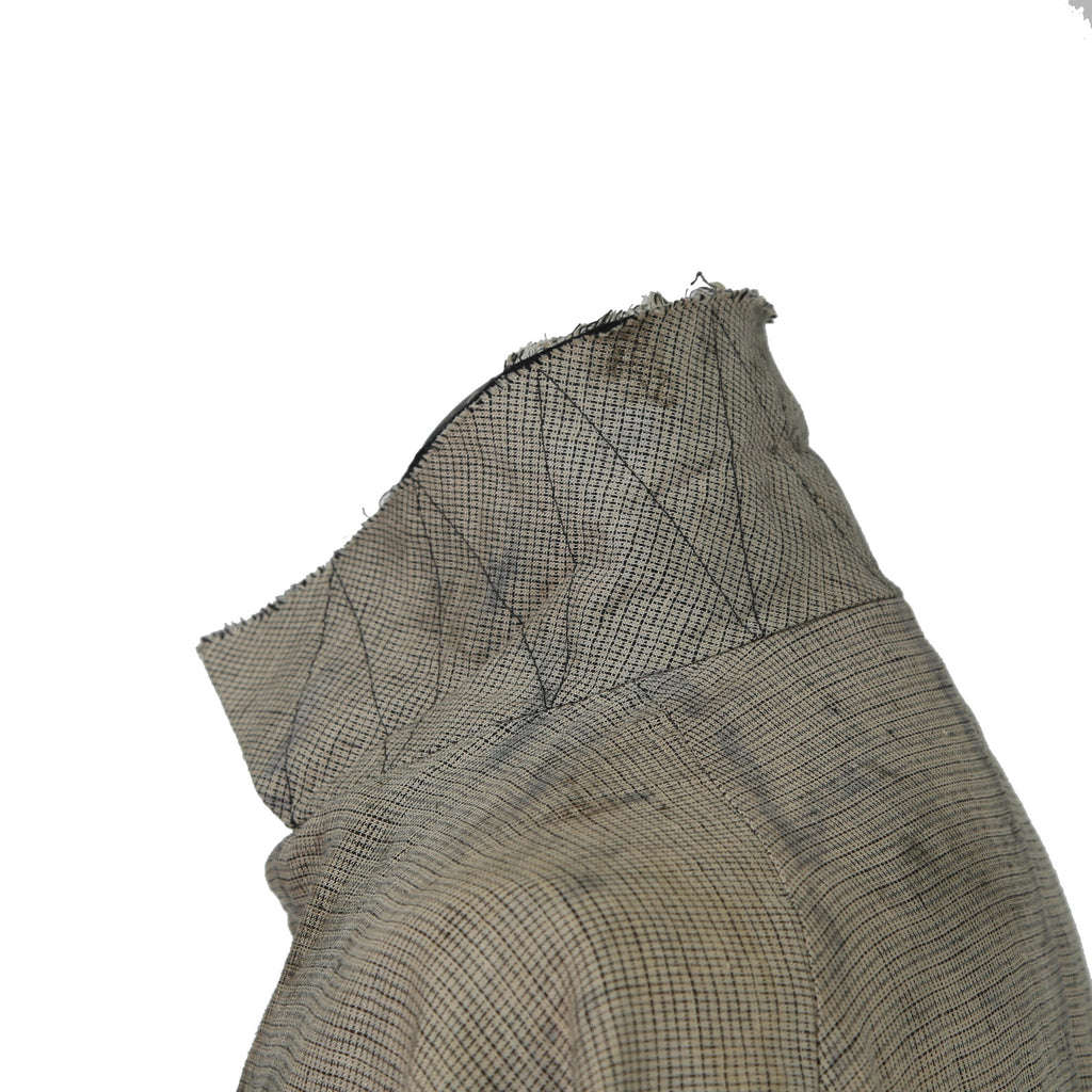 Peng Tai ペンタイ / 24SS 美品 Linen Hand Dyed Hunting Jacket / size 46 (Worm Wood)