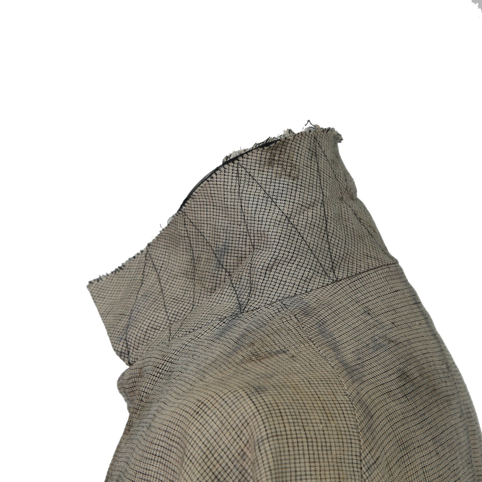 Peng Tai ペンタイ / 24SS 美品 Linen Hand Dyed Hunting Jacket / size 46 (Worm Wood)