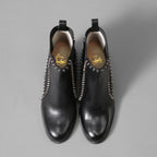 Christian Louboutin クリスチャンルブタン / Out Line Spike Lug アウトライン スパイク ブーツ / スタッズ サイドゴアブーツ / size 35.5 (22.5cm) BLACK レディース シューズ