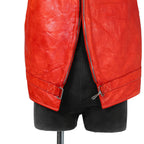 CAROL CHRISTIAN POELL キャロルクリスチャンポエル / 2017 美品 KANGAROO O.D / LEATHER VEST BAG / size 46 (RED)