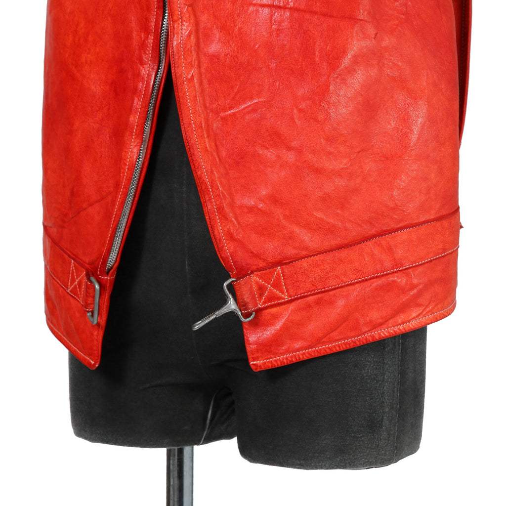 CAROL CHRISTIAN POELL キャロルクリスチャンポエル / 2017 美品 KANGAROO O.D / LEATHER VEST BAG / size 46 (RED)