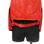 CAROL CHRISTIAN POELL キャロルクリスチャンポエル / 2017 美品 KANGAROO O.D / LEATHER VEST BAG / size 46 (RED)