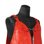 CAROL CHRISTIAN POELL キャロルクリスチャンポエル / 2017 美品 KANGAROO O.D / LEATHER VEST BAG / size 46 (RED)