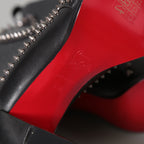 Christian Louboutin クリスチャンルブタン / Out Line Spike Lug アウトライン スパイク ブーツ / スタッズ サイドゴアブーツ / size 35.5 (22.5cm) BLACK レディース シューズ