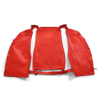 CAROL CHRISTIAN POELL キャロルクリスチャンポエル / 2017 美品 KANGAROO O.D / LEATHER VEST BAG / size 46 (RED)