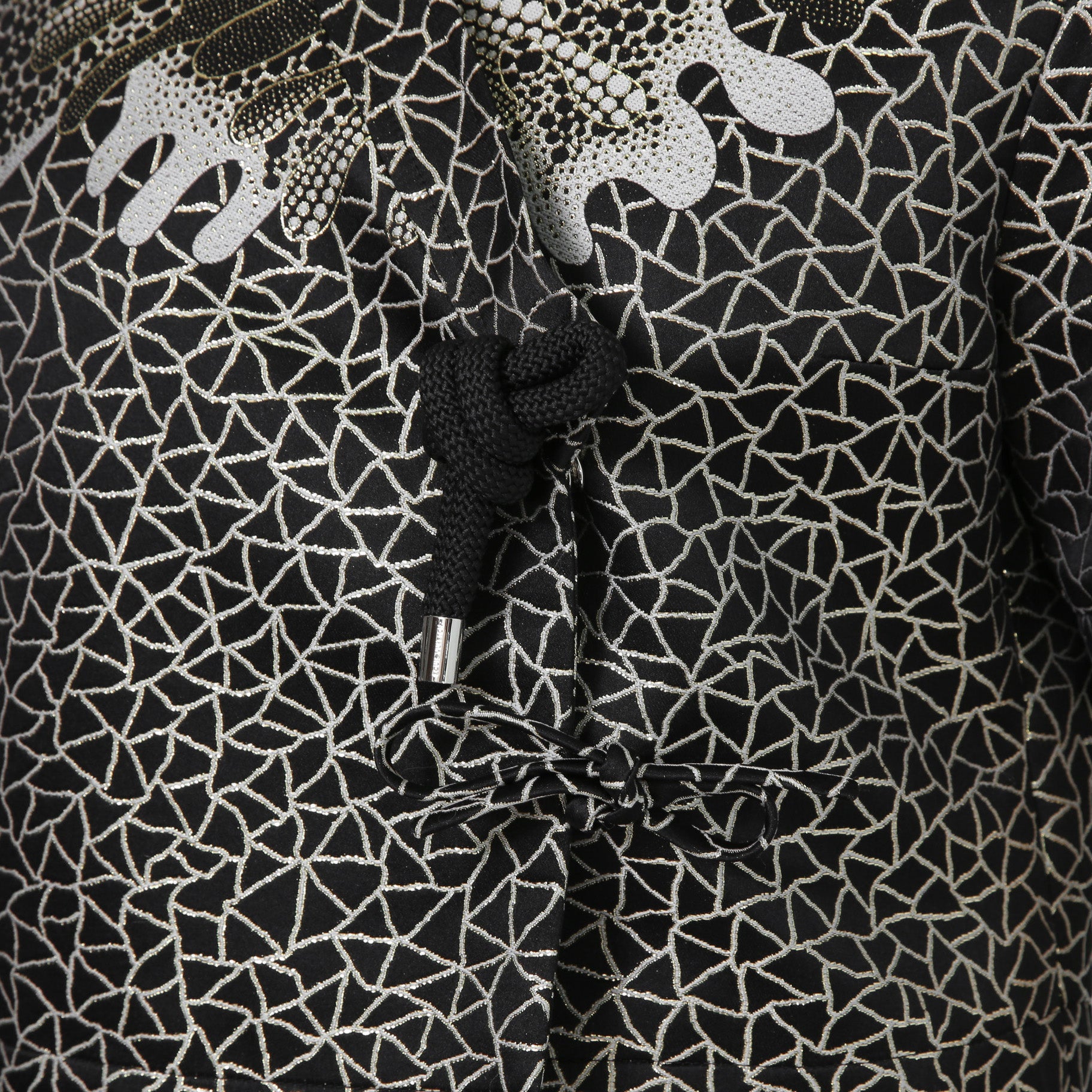 超希少 LOUIS VUITTON x YAYOI KUSAMA ルイヴィトン 草間彌生 コラボ / 2023SS サイケデリックフラワー ラップ トップス / 半袖 / size 38 (M) BLACK / RW231J VF5 FOB26