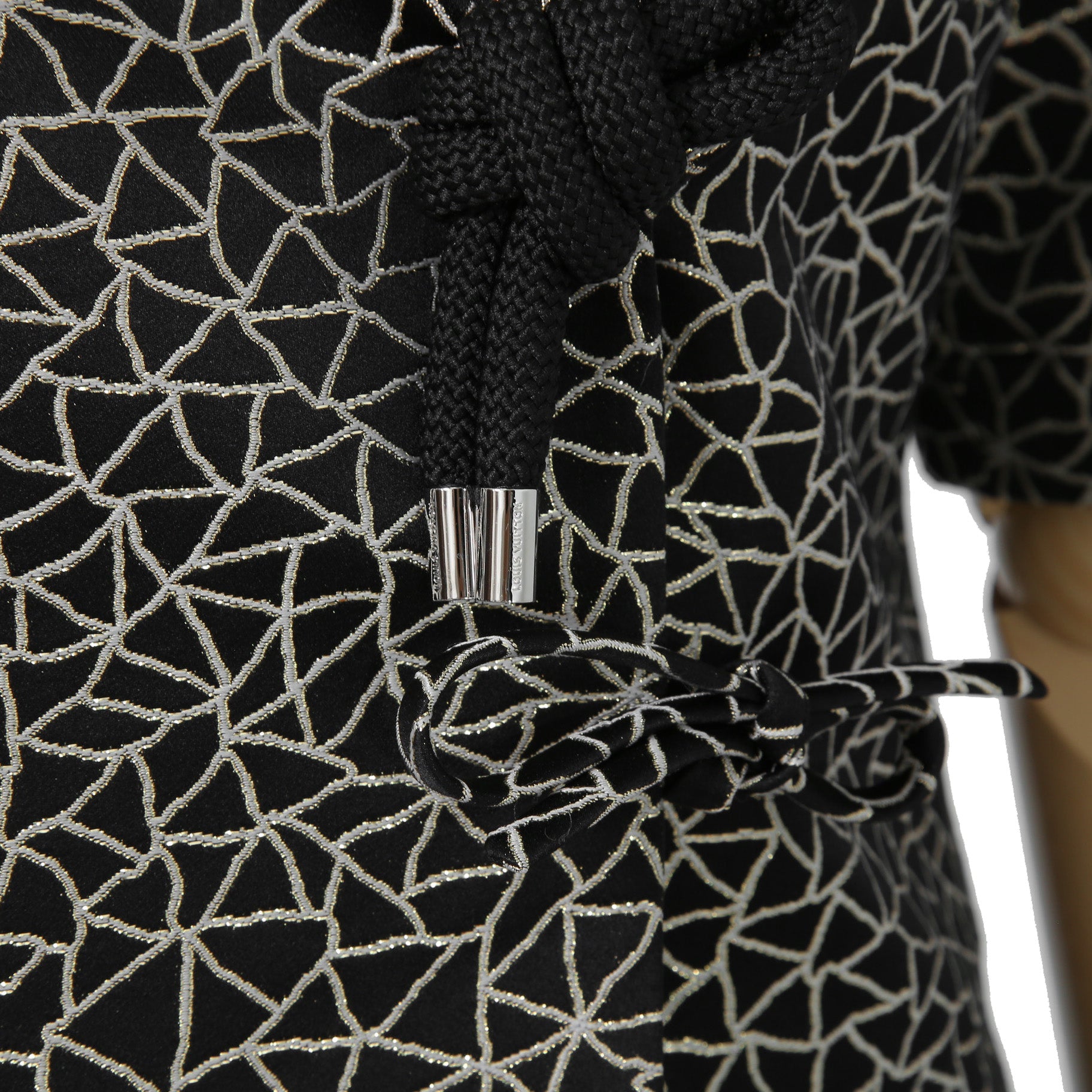 超希少 LOUIS VUITTON x YAYOI KUSAMA ルイヴィトン 草間彌生 コラボ / 2023SS サイケデリックフラワー ラップ トップス / 半袖 / size 38 (M) BLACK / RW231J VF5 FOB26