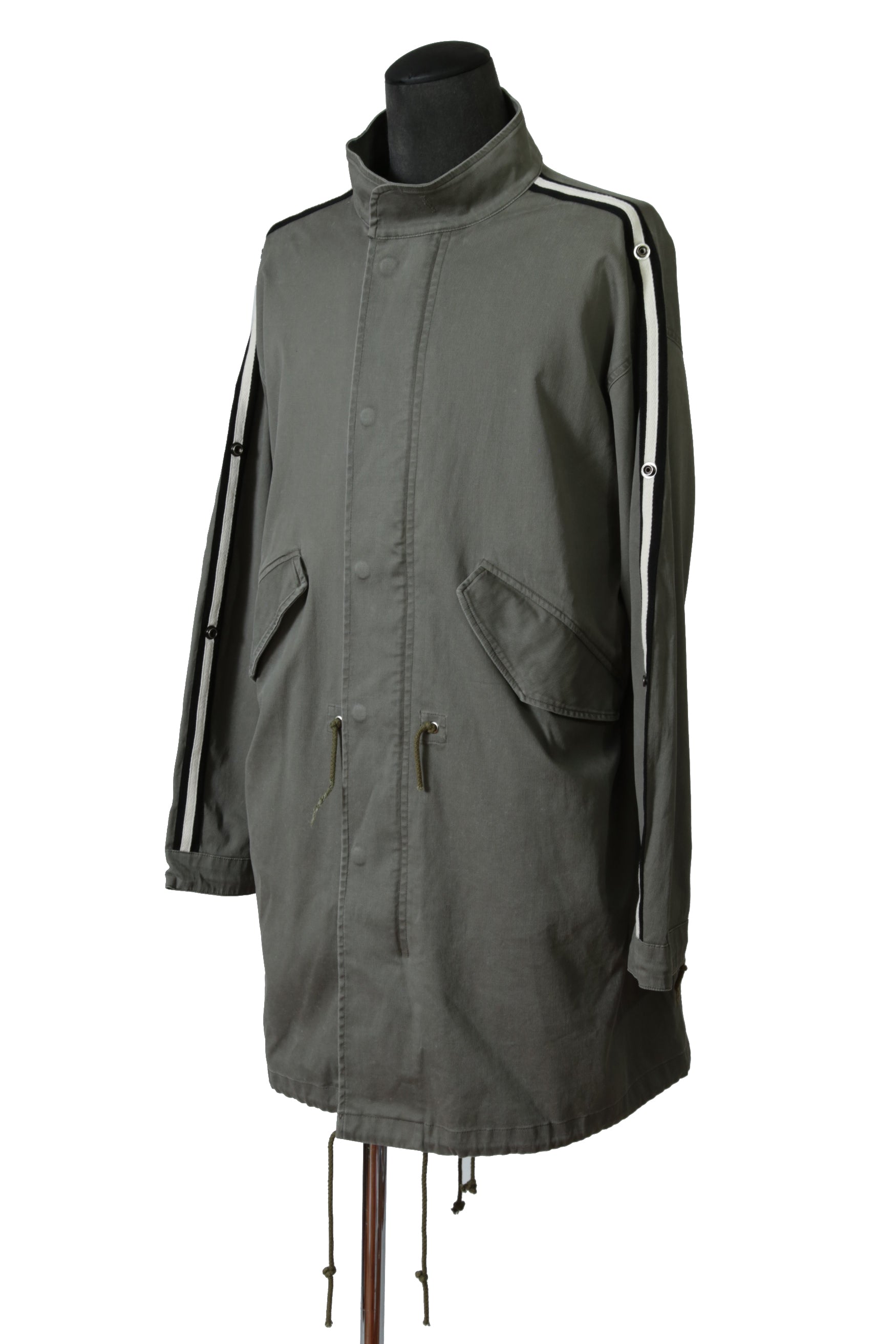美品 GREG LAUREN グレッグローレン / Fishtail Palka / モッズコート / size 1 (LIGHT KHAKI) ミリタリー 再構築
