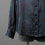 新品 Geoffrey B. Small ジェフリー B.スモール / 25SS classic tailored long sleeve shirt 長袖シャツ/ EV9S14SPECIAL / size XS (BLUE×GRAY)
